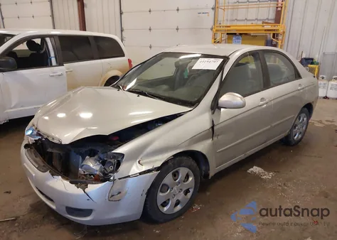 2008 Kia Spectra Ex from USA, damaged, VIN KNAFE121785552680